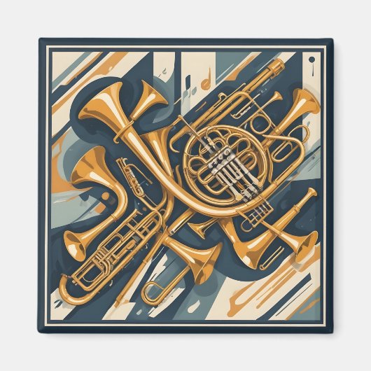 Aimant Instruments de musique (Devant)