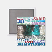 Aimant Insulateurs en verre Magazine d'histoire TELECOM (Recto/Verso)