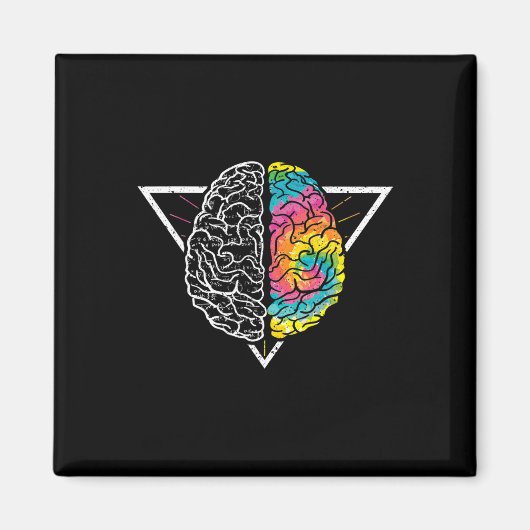 Aimant Intégrer la Neurodiversité ADHD LD Sensibilisation (Devant)