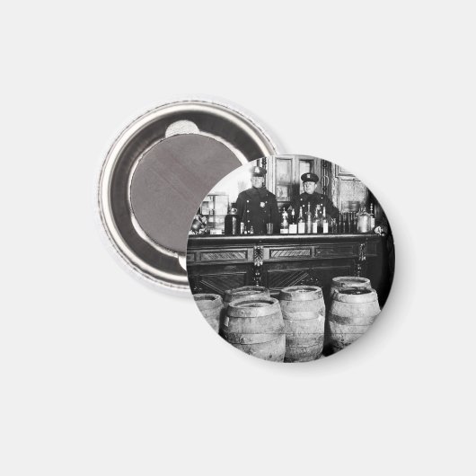 Aimant Interdiction - Police d'appel à la perquisition Bo (Recto/Verso)