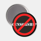 Aimant Interdire la censure (Recto/Verso)