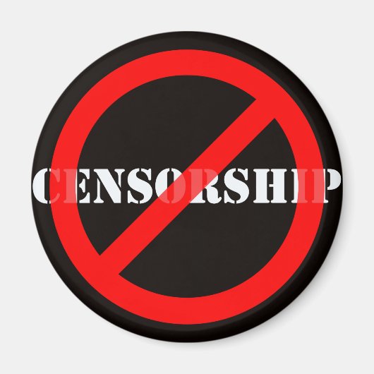 Aimant Interdire la censure (Devant)