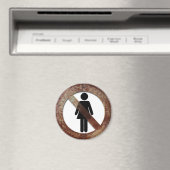 Aimant Interdit aux femmes (In Situ (Lave-vaisselle))
