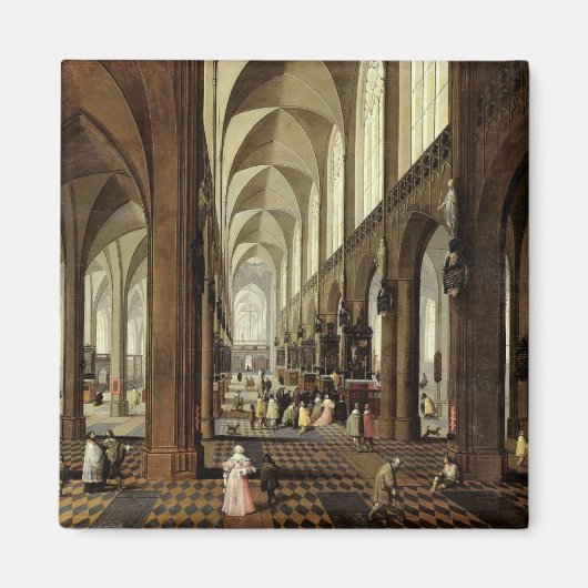 Aimant Intérieur de la cathédrale d'Anvers, vers 1650 (Devant)