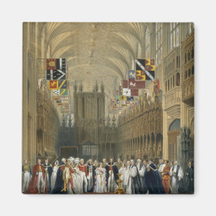 Aimant Intérieur de la chapelle de St George, 1838 (lith