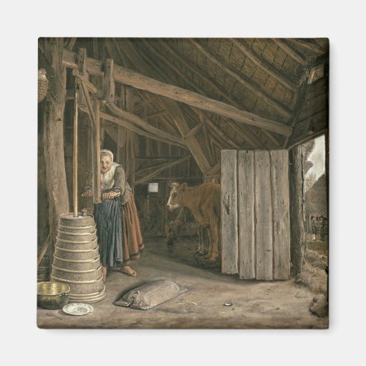 Aimant Intérieur de la grange avec le beurre d'odeur dome (Devant)