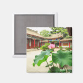 Aimant Intérieur de la pagode de Chine (Recto/Verso)