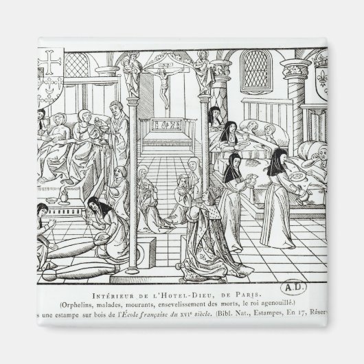 Aimant Intérieur de l'hôpital de l'Hôtel Dieu (Devant)