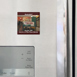 Aimant Intérieur du marché Pike Place Seattle, Washington