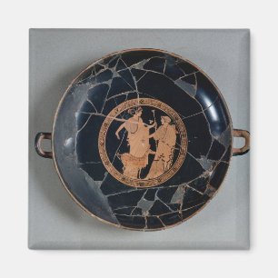 Aimant Intérieur d'un rouge-chiffre tasse de grenier