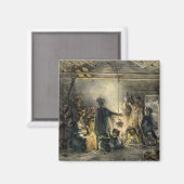 Aimant Intérieur d'une cabane de mineurs de charbon (Recto/Verso)