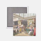 Aimant Interior from Ackermann's Repository of Arts (Recto/Verso)