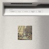 Aimant Interior of a Cree Indian Tent, March 25th 1820, f (In Situ (Lave-vaisselle))