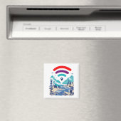 Aimant Internet Explorer, cadeau wifi hommes femmes (In Situ (Lave-vaisselle))