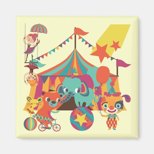 Aimant Interprètes de cirque (Devant)