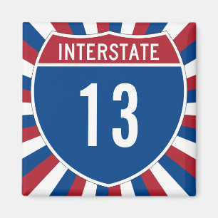 Aimant Interstate 13