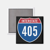 Aimant Interstate 405 (Recto/Verso)