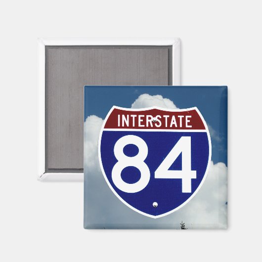 Aimant Interstate 84 Shield, HIgway Sign, Oregon (Recto/Verso)