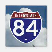 Aimant Interstate 84 Shield, HIgway Sign, Oregon (Devant)