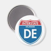 Aimant Interstate Delaware DE (Recto/Verso)