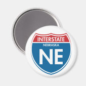 Aimant Interstate Nebraska NE (Recto/Verso)