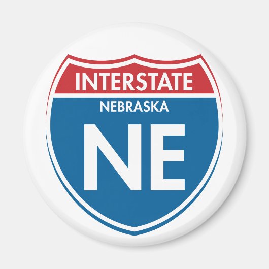 Aimant Interstate Nebraska NE (Devant)