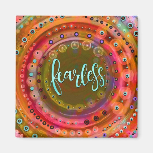 Aimant Intrépide Plutôt Amusant Abstrait Inspiritisme mod (Devant)