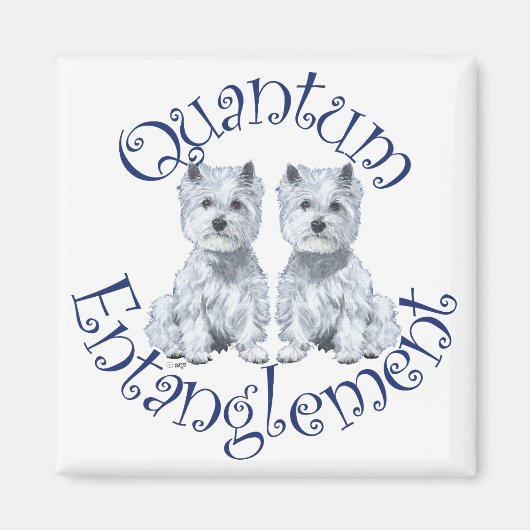 Aimant Intrication Quantique de Westies (Devant)