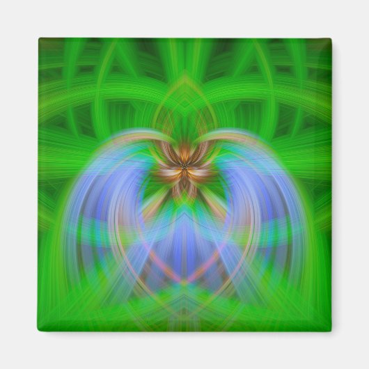 Aimant Intricité verte (Devant)