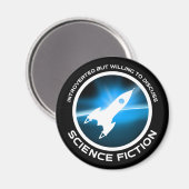 Aimant Introverted Mais Prêt À Discuter De Science-Fictio (Recto/Verso)
