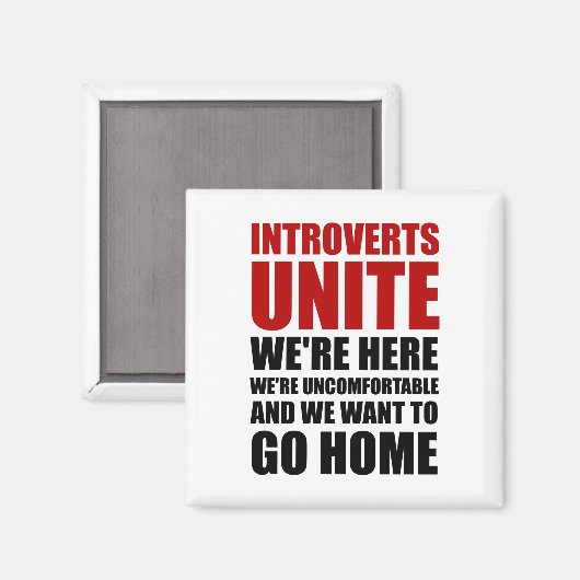 Aimant Introverties Unite (Recto/Verso)