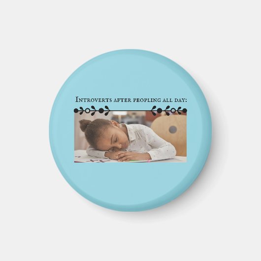 Aimant Introvertir l'aimant de mème (Devant)