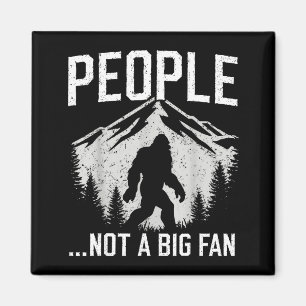 Aimant Introvertis drôle Bigfoot Les gens pas un grand fa