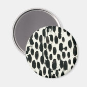 Aimant Invariable I | Aquarelle noire (Recto/Verso)