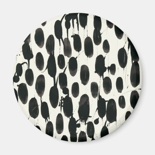 Aimant Invariable I | Aquarelle noire (Devant)