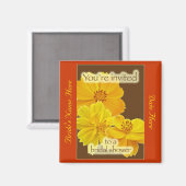 Aimant Invitation de mariage Cosmos (Recto/Verso)