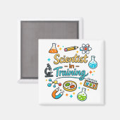 Aimant Invitation Jeune Scientifique en Formation (Recto/Verso)