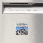 Aimant Invitations humoristiques de la fête du réchauffem (In Situ (Lave-vaisselle))