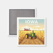 Aimant Iowa vintage (Recto/Verso)