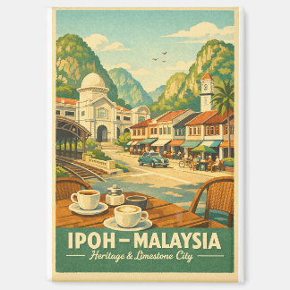 Aimant Ipoh City, Malaysia retro travel