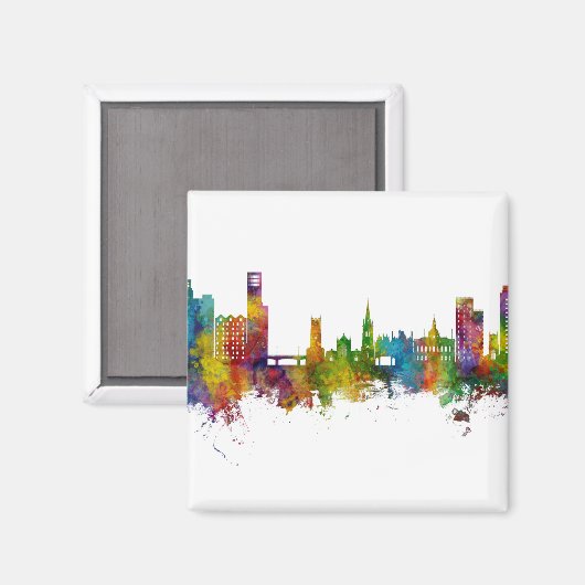 Aimant Ipswich England Skyline (Recto/Verso)