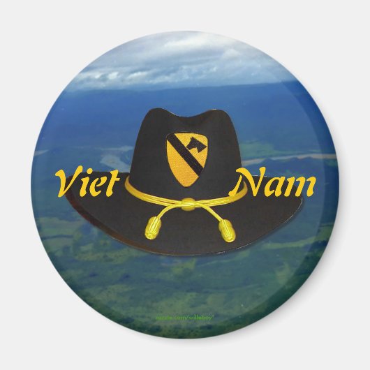 Aimant irak 1ère cavalerie vietnam aire de carrosserie (Devant)