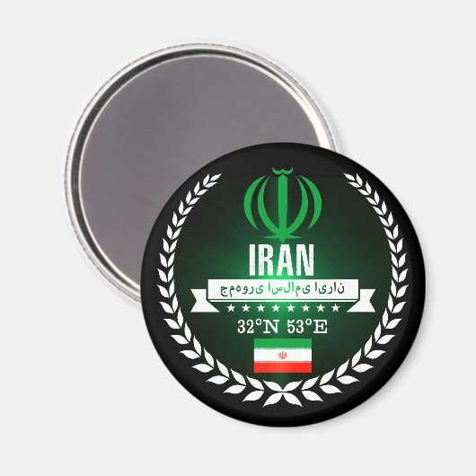 Aimant Iran (Recto/Verso)