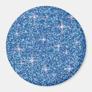 Aimant Iridescent bleu brillant