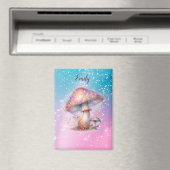 Aimant Iridescente Enchanted Fairytale Champignons Nom (In Situ (Lave-vaisselle))