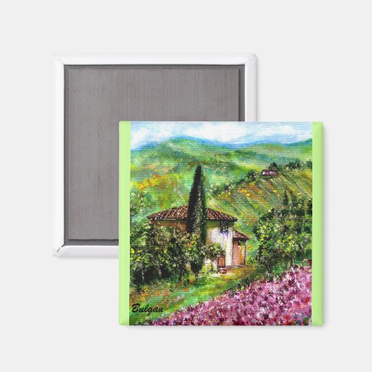 AIMANT IRIS EN TOSCANE (Recto/Verso)