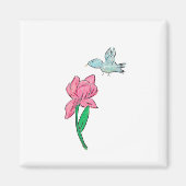 Aimant Iris rose (Devant)