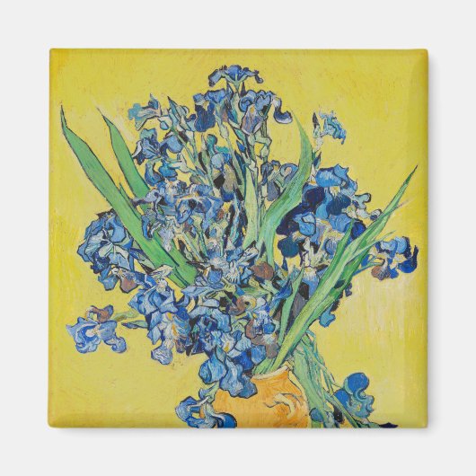 Aimant Iris Vincent van Gogh Affiche (Devant)