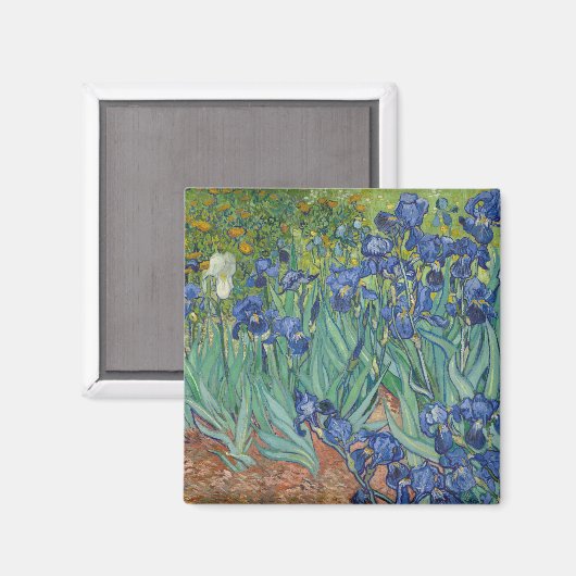 Aimant Irises par Vincent Van Gogh (Recto/Verso)