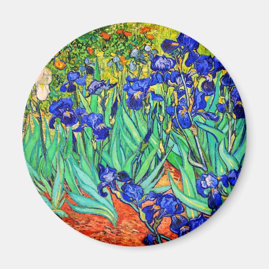 Aimant Irises par Vincent Van Gogh (Devant)